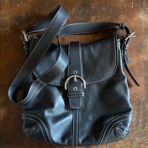 Black Coach Crossbody Handbag